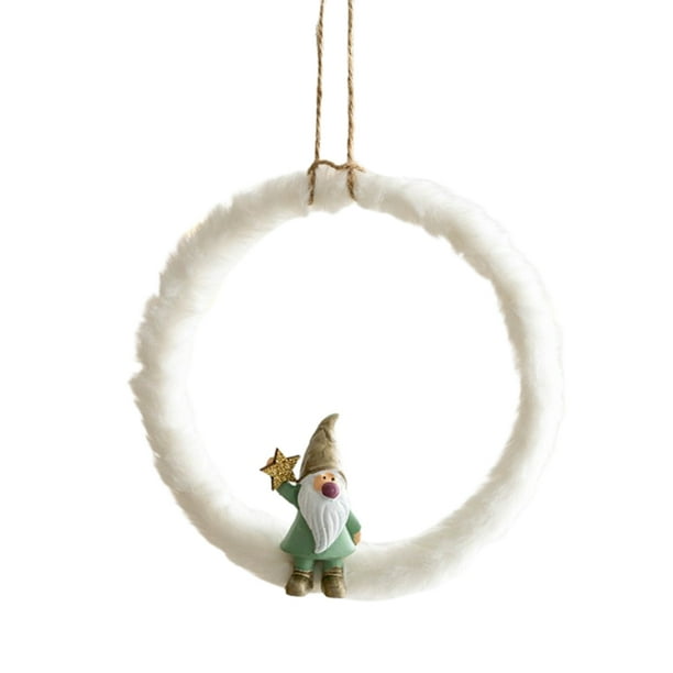 Felpa De Estrella De Cinco Puntas Redondo Creativo De Navidad Para La Decoración Colgante Del Hogar De La Mesa De La Ventana Del Árbol De Navidad Scienceny HA043615-04