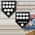 thumbnail image 2 of 12 Baseball Display Case Wooden Baseball Holders for Balls Display Wall Mount Baseball Shadow Box  for Autograph Balls Collection Storage Black, 2 of 6