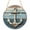 Multicolor, variant on Vintage Anchor Round Front Door Welcome Sign, 5.9 Inch Wall Hanging Decor for Indoor Outdoor, Retro Farmhouse Nautical Wooden Home Porch Hanger Decorations for Holiday Gift