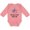 Mauve, variant on Inktastic My Great Aunt Loves Me Unicorn Niece Girls Long Sleeve Baby Bodysuit
