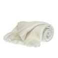 thumbnail image 2 of Supreme Soft White Handloomed Throw Blanket, 2 of 4