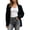 Black, variant on Women Long Sleeve Shirts Undershirts V Neck Button Cardigan Sweater Fall Tops