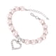 thumbnail image 4 of GOOHOCHY Collar para mascotas con colgante de corazón de cristal, collar para gatos y perros, joyería con perlas brillantes, talla S (rosa), 4 of 8