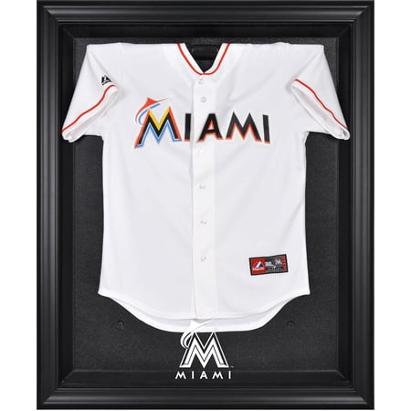 Miami Marlins Black Framed Logo Jersey Display Case