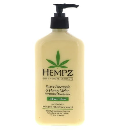 Hempz Sweet Pineapple & Honey Melon Herbal Body Moisturizer, 17 oz