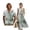 Crane Forest, variant on FOR U DESIGNS Crane Forest Print Matchable Couples' Outfit Sleeveless Womens Linen-Like Shirt with Pocket Mens Button Down Shirt for Travel