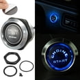thumbnail image 4 of Sidaley Interruptor de encendido con botón de arranque de motor de coche de 12V, luz azul, Kit de inicio de controles de reemplazo Interior Paneles de instrumentos para automóviles, 4 of 6