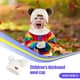 thumbnail image 4 of Minnieouse Bufanda Bebé Invierno Cálido Kit Beanie Cap Elasticidad Protector Térmico Clima Frío Suministros de Calor Sellado Versátil Sombreros bola de color blanco, 4 of 6