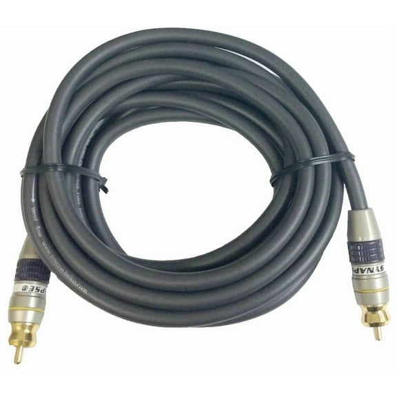 BELKIN Synapse High Performance Gold Plated 6ft. Stereo RCA Male Plug Cable Interconnect