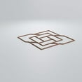 thumbnail image 4 of Ekena Millwork 15 3/8"W x 15 3/8"H x 1/4"T Medium Loveland Decorative Fretwork Wood Wall Panels, Hickory, 4 of 18