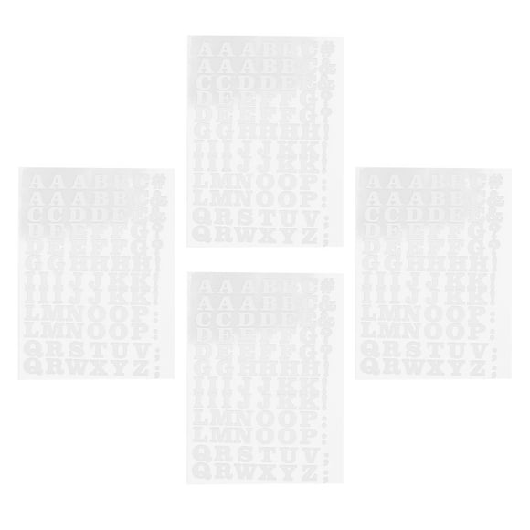 4 letras y símbolos de vinilo termotransferible para camisetas, pegatinas del alfabeto para planchar, apliques de tela para decoración de ropa DIY.