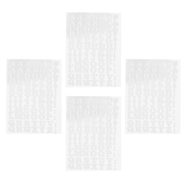 4 letras y símbolos de vinilo termotransferible para camisetas, pegatinas del alfabeto para planchar, apliques de tela para decoración de ropa DIY.