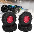 thumbnail image 4 of Neumáticos para Vehículos Todoterreno RC 4 Piezas Neumáticos para Vehículos Todoterreno RC Ruedas y Neumáticos RC de Goma Universales de 19 Pulgadas para Vehículos ANGGREK  Otros, 4 of 8