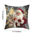 thumbnail image 3 of Christmas Pillow Covers 17.7x17.7 Inches Decorative Pillow Cases With Soft Fabric Hidden Zipper For Home Decor, 3 of 6