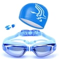 thumbnail image 1 of Juego De Gafas De Natación Gafas De Natación Ajustables Antivaho Con Gorro De Natación seitruly BA000696-02, 1 of 6