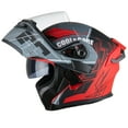 thumbnail image 2 of JIEKAI Motorcycle Helmet Motorcycle Uncovered Helmet Flip Chin Double Visor Full Face Motorcycle Helmet, 2 of 7