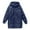 276#Blue, variant on Ftwytp Women's Hooded Warm Winter Coat Quilted Thicken Puffer Jacket Winter Cotton Jacket With Hood Waist Plush Overcome Outer Coat
