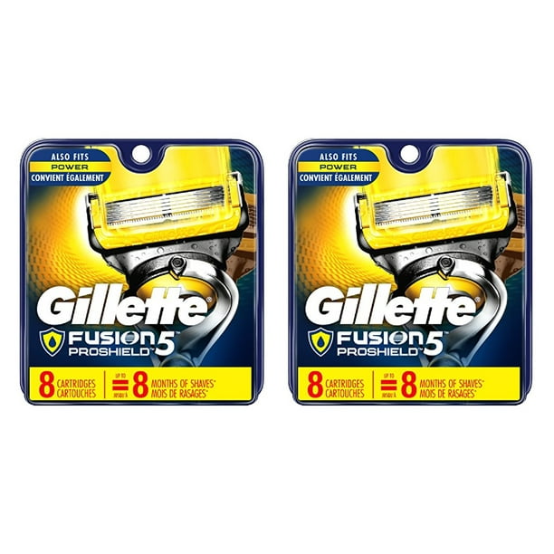 Gillette Fusion Proshield Cartridges, 8 Ct (Pack 2) - Walmart.com