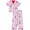 Strawberry Shortcake Pink, variant on Disney Princess Girls Button Front Top and Pants Pajama Set, 2-Piece, Sizes 4-12