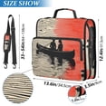 thumbnail image 2 of FORMRS Zipper Binder with Shoulder Strap 2-inch Ring 500 Sheet Capacity File Bag, Illusionary Boat, 2 of 5