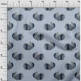 thumbnail image 2 of oneOone Organic Cotton Voile Fabric Fish Block Printed Craft Fabric BTY 42 Inch Wide, 2 of 4
