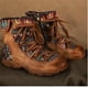 thumbnail image 2 of Botas Martin para mujer, de estilo europeo y americano, planas, cortas, de gran tamaño, estilo bohemio, con cordones, estilo étnico, 2 of 4