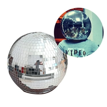WINDLAND Stylish Party Ball Hat Discos Ball Helmet Fun and Lively Decorations for Night Clubs, Party, Stage and Wedding Supplies