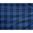 thumbnail image 4 of oneOone Polyester Lycra Blue Fabric Gingham Check Craft Projects Decor Fabric Printed By The Yard 56 Inch Wide, 4 of 4