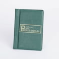 thumbnail image 1 of Advancent Libro de almacenamiento de monedas de PVC portátil 10 páginas 120 rejilla Rectangular altas transparencias impermeable a prueba de polvo Almacenamiento y organización del hogar Verde Advancent HA073817-02, 1 of 6