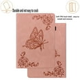 thumbnail image 5 of Dteck Smart Case for iPad mini 5th Gen 2019/mini 4/mini 3/mini 2 7.9-inch,Shockproof Butterfly Pattern Leather Card Wallet Case Kickstand Hybrid Rubber Folio Cover,Pink, 5 of 6