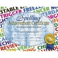 thumbnail image 2 of HAYES SCHOOL PUBLISHING H-VA576 CERTIFICATES SPELLING ACHIEVEMENT 36 PACK 8.5 X 11, 2 of 3