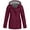 Burgundy, variant on Christmas Clearance! QLEICOM Jackets for Women, Women's Waterproof Lightweight Mountain Ski Jacket, Pure Color Windproof Rainproof Hoodied Jackets Winter Coat, for Winter Outdoor Hiking Skiing
