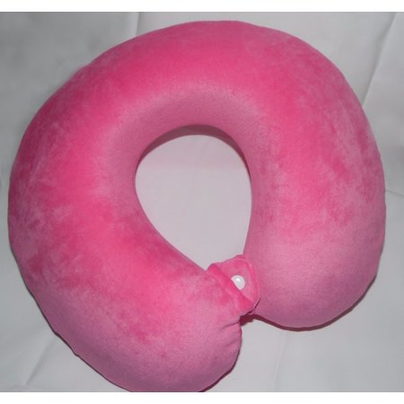 light pink neck pillow