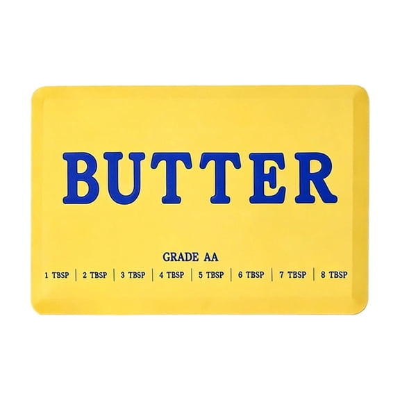 Bright Yellow Butter Rug - Washable Ultra Soft Plush Shaggy Non Slip Kitchen Mat - Fluffy Indoor Accent Rug for Living Room, Bedroom Or Entryway - 16''X24''