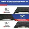 thumbnail image 6 of 4pcs/Set 15" Hubcaps Wheel Rims Cover for 2016-2022 Toyota Prius;2017-2022 Toyota Prius Prime;2020-2024 Toyota Corolla Hybrid Compatible with Alloy Wheels(15-inch,Silver Lacquer & Black Lacquer), 6 of 8