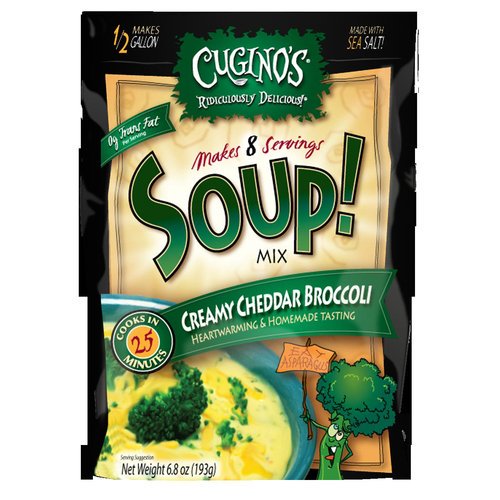 Cugino's Creamy Cheddar Broccoli Soup! Mix, 6.8 oz