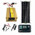 thumbnail image 1 of Generic Portable Solar Power Kit with 220W Inverter, 30A Charge Controller, and 30W Solar Panel for Outdoor Emergencies, 1 of 6