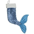 thumbnail image 1 of 21 Inch Sparkly Mermaid Tail Christmas Stocking, 1 of 1