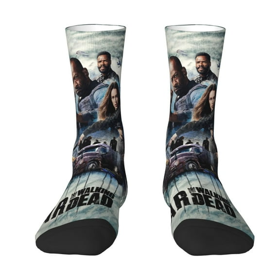 Walking Dead Socks Crew Novelty Socks Casual Dress Gifts For Men Women