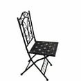 thumbnail image 2 of Mosaic/Metal Chair, Black, 2 of 2