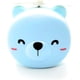 thumbnail image 1 of 3-in-1 Cute Kawaii Mini Handheld Compact Mirror with Fan and LED Light - USB Rechargeable (Bear - Blue), 1 of 4