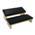 thumbnail image 2 of Runquan 2 Pieces Manicure Armrest Multipurpose Nail Hand Rest for Nail Art Foot Hand Black, 2 of 8