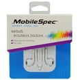 thumbnail image 3 of MobileSpec Stereo Earbuds with Inline Mic White, 3 of 3