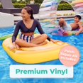 thumbnail image 4 of PineappleGiant Inflatable Pool Float, Inflatable Pool Floats, Inflatable Raft for Summer, Giant Pool Lounger, Pool Accessories, Lake Floats & Pool Toys, Summer Fun for Pool, Lake, Beach Party, 4 of 6