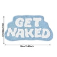thumbnail image 3 of TIELUTT Mat with Contrast Letter Patterns Non Washable & Highly Absorbent for Bathroom Hallway & Bedroom Shag Rug for Kids Room Area Rug Cute Mens Throw Potato Blanket Men's Throw Blanket, 3 of 6