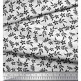 thumbnail image 2 of Soimoi polyester Crepe Fabric Leaves & Floral Artistic Print Fabric by the Yard 42 Inch Wide, 2 of 5