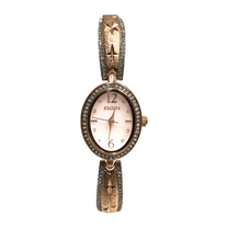 Elgin Adult Woman's Rose-Tone Oval Case Rose Gold Watch - EG17012RG