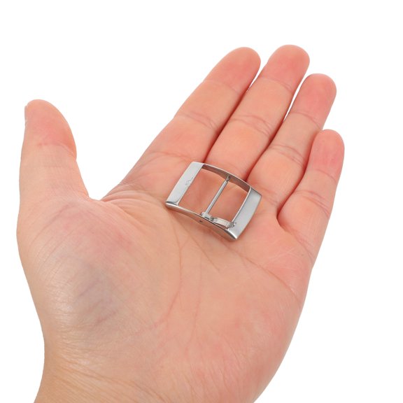 OFFIGAM 4-Pack Stainless Steel Watch Band Buckles Replacement Metal Strap Clasps for Business and Casual Watches