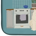 thumbnail image 4 of Samoyed Kitchen Scene Dish Drying Mat, 4 of 7