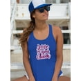thumbnail image 2 of Love You Mom Wine Purple Racerback Tank Women -Image by Shutterstock, Female Medium, 2 of 4